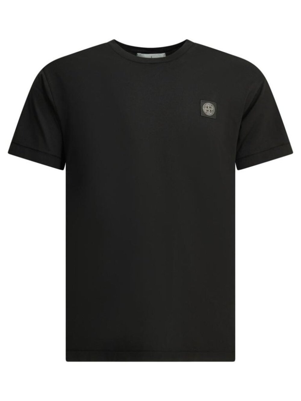 Stone Island Crewneck T-Shirt With Logo Tag Size L Men
